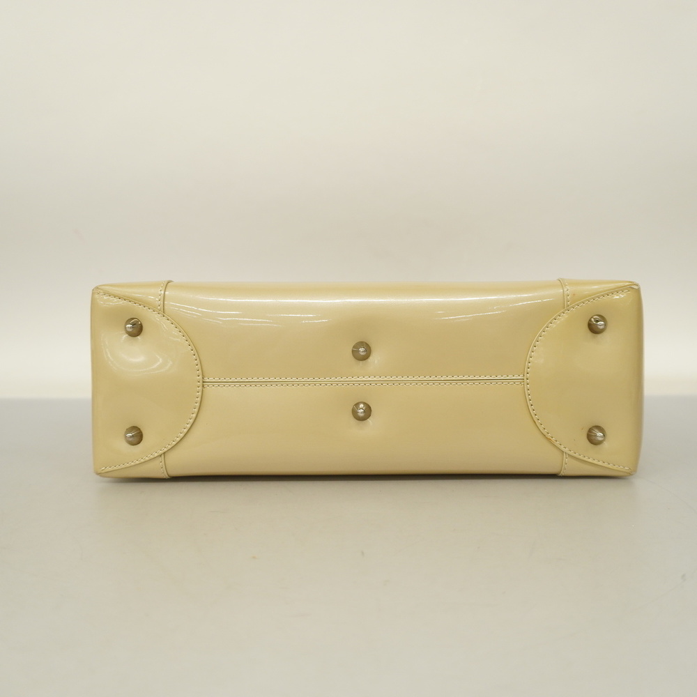 Christian Dior Maris Pearl Enamel Leather Handbag - Picture 3 of 11